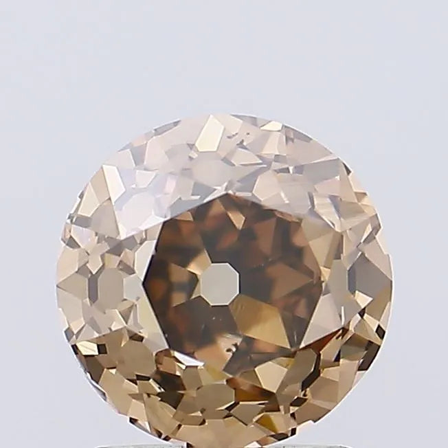 1.50ct European cut Natural Diamond (Colour Fancy Dark Brown, Clarity VS2, GIA Certified)