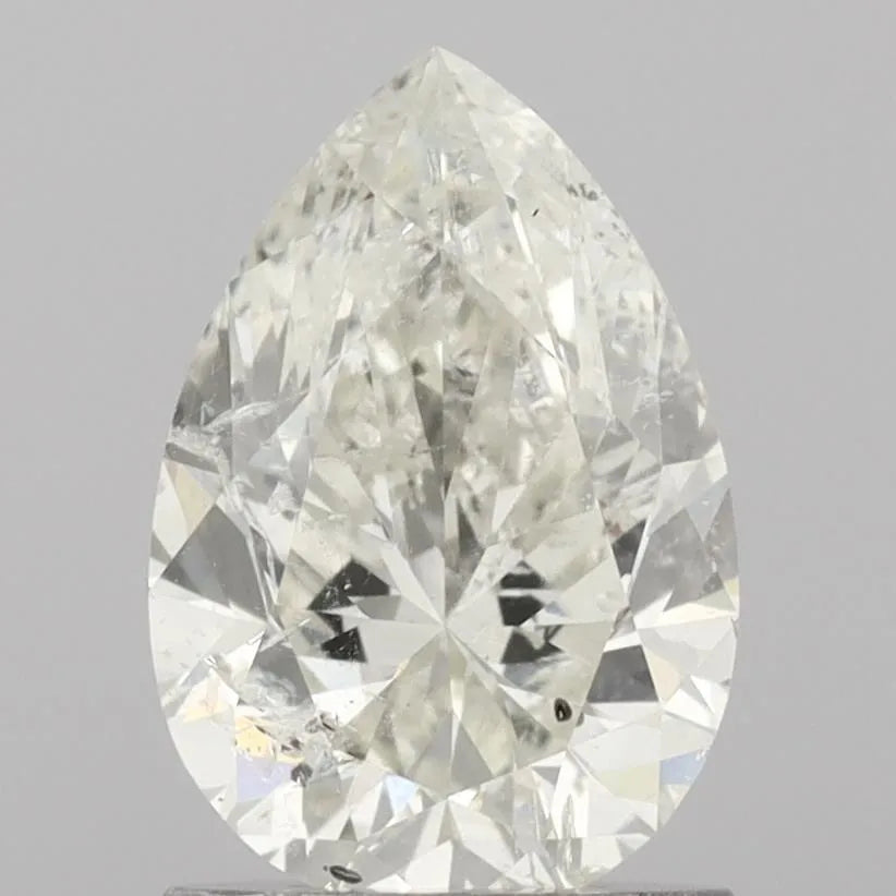 1.50ct Pear Natural Diamond (Colour J, Clarity I1, Cut VG, IGI Certified)
