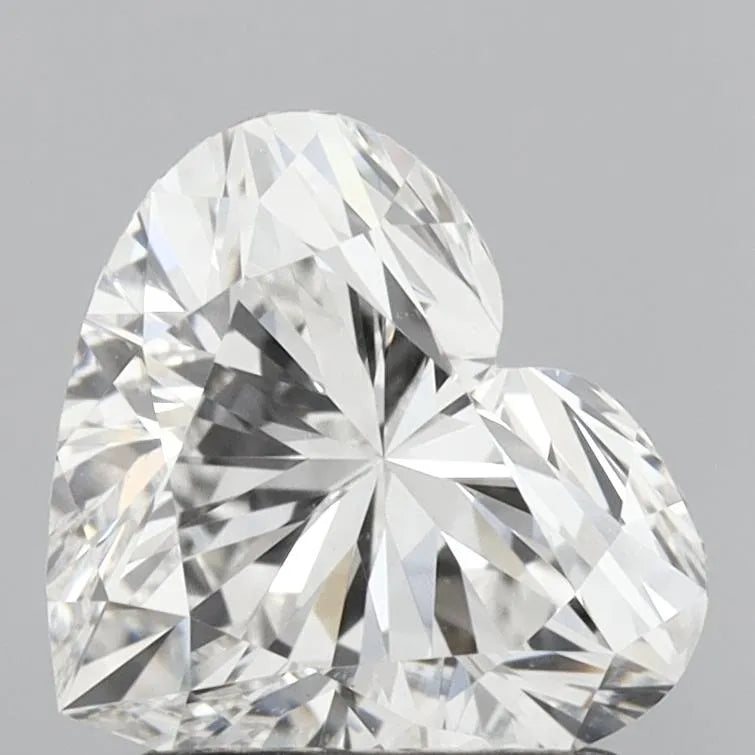 1.51ct Heart Lab Grown Diamond (Colour F, Clarity VVS2, IGI Certified)
