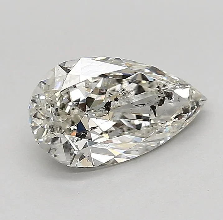 1.51ct Pear Natural Diamond (Colour H, Clarity I1, HRD Certified)