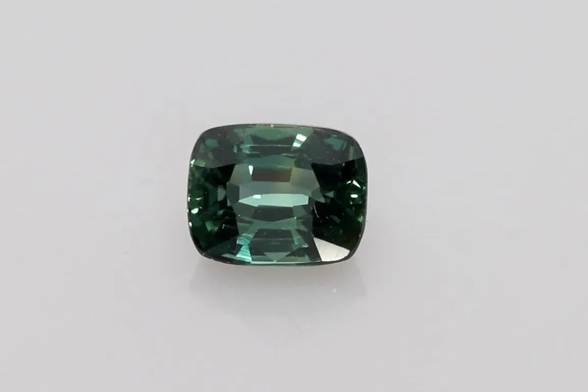 1.54ct Cushion Natural Sapphire (Colour Teal, Clarity Eye Clean, Cut Faceted)