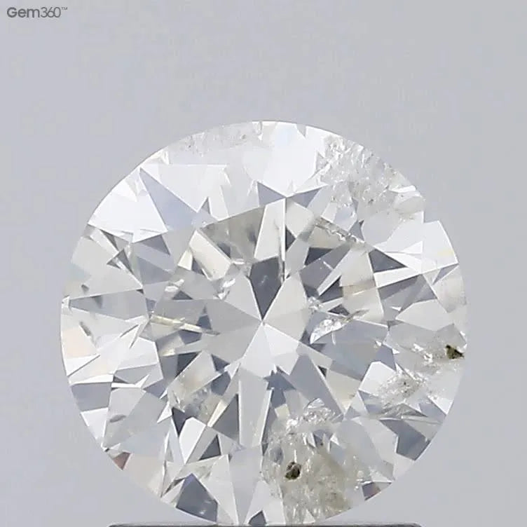 1.70ct Round Natural Diamond (Colour I, Clarity I1, Cut GD, IGI Certified)