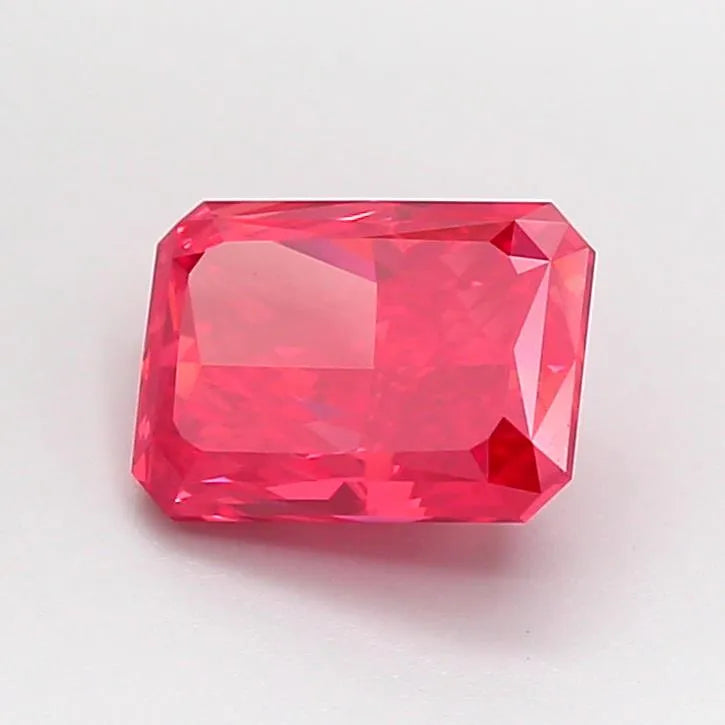 1.74ct Radiant Lab Grown Diamond (Colour Fancy Vivid Red, Clarity VS1, IGI Certified)