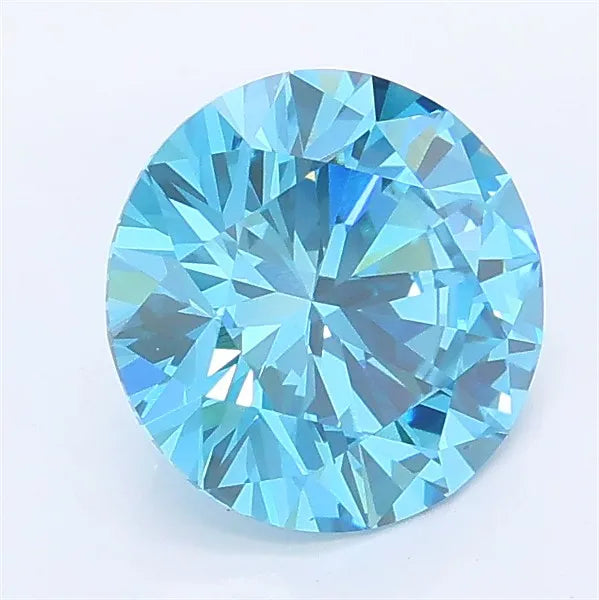 1.83ct Round Lab Grown Diamond (Colour Fancy Vivid Blue, Clarity VS1, Cut ID, IGI Certified)