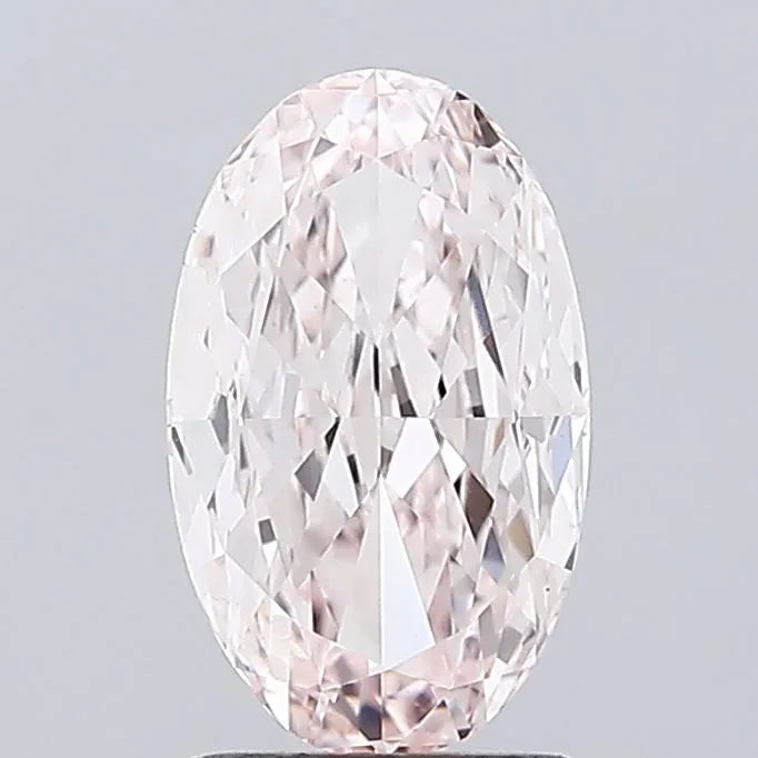 2.03ct Oval Lab Grown Diamond (Colour Fancy Pink, Clarity VS1, IGI Certified)