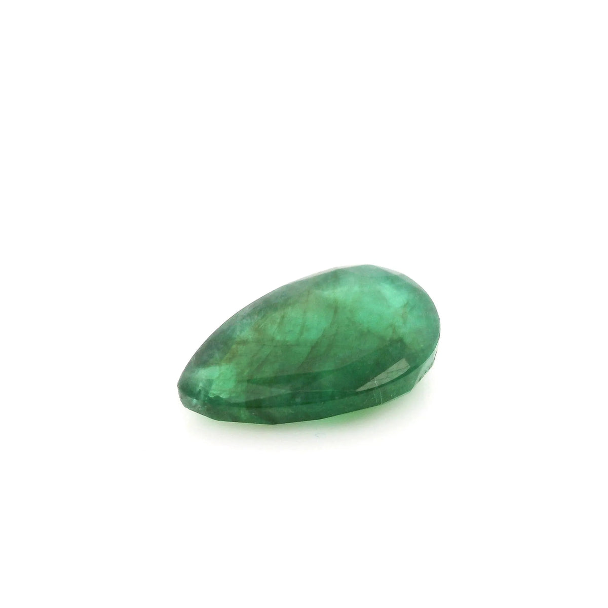 2.08ct Pear Natural Emerald (Colour Green, Clarity Moderately Included, Cut Faceted)