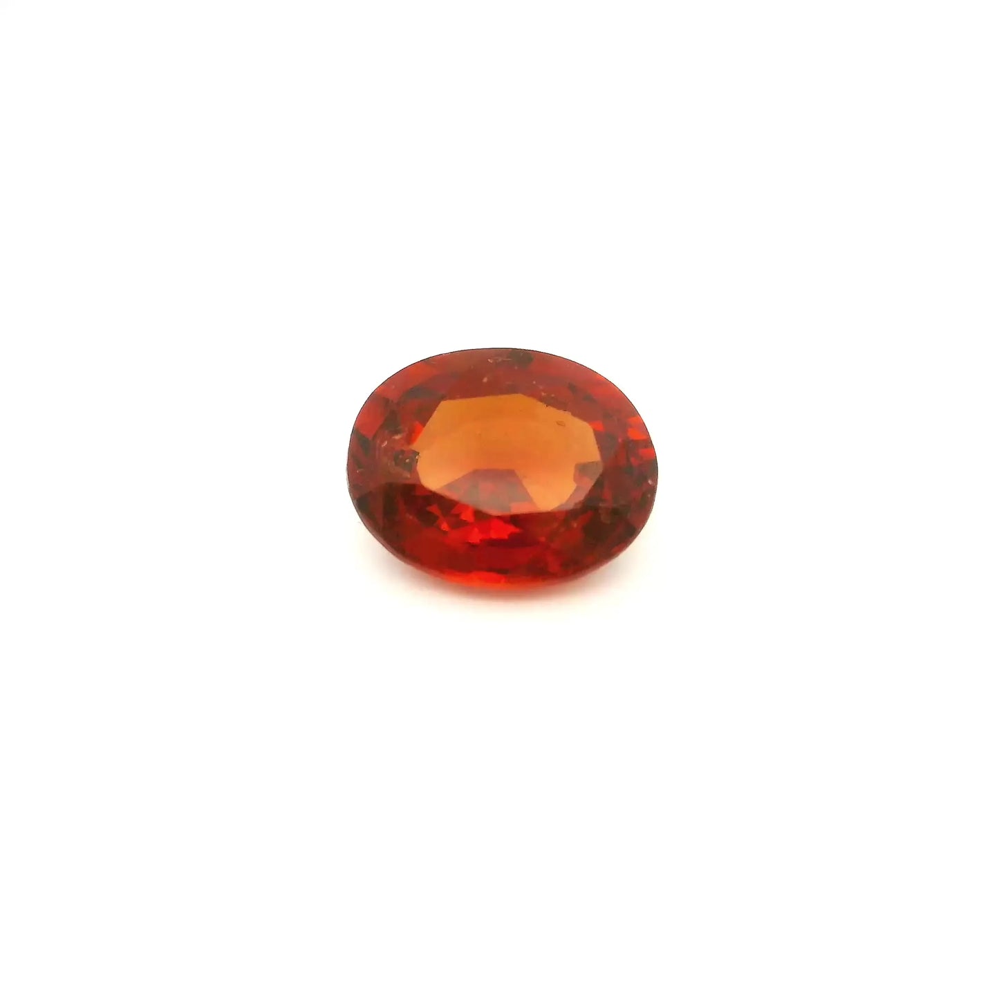 2.17ct Oval Natural Garnet (Colour Orange, Clarity Slightly Included, Cut Faceted)