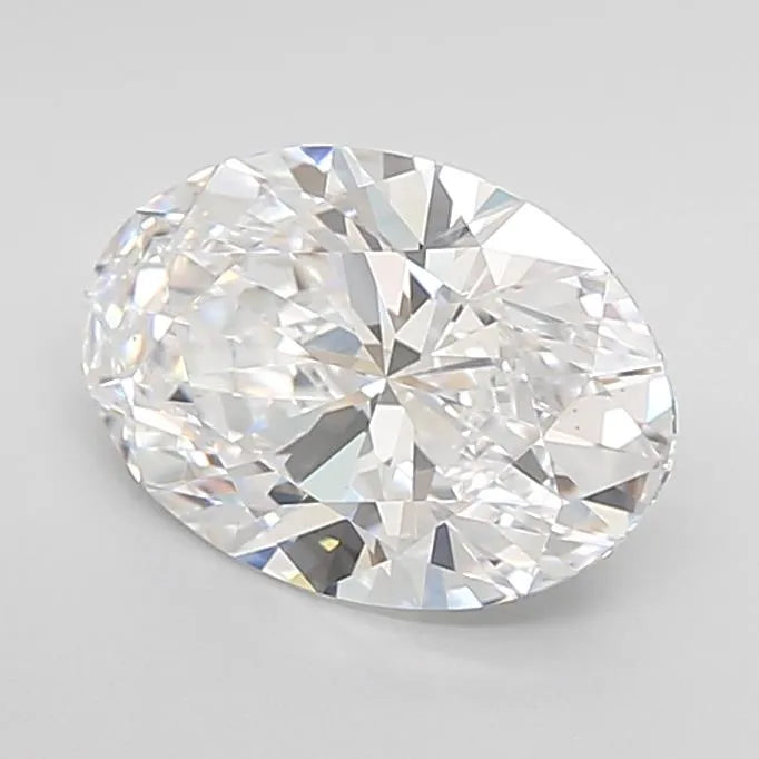 2.18ct Oval Lab Grown Diamond (Colour D, Clarity IF, Cut EX, IGI Certified)