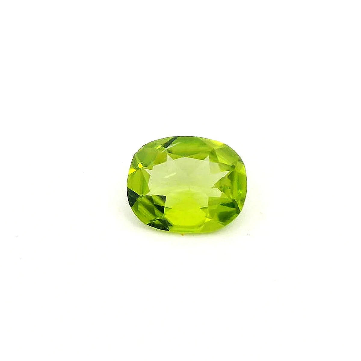 2.21ct Cushion Natural Peridot (Colour Green, Clarity Eye Clean, Cut Faceted)