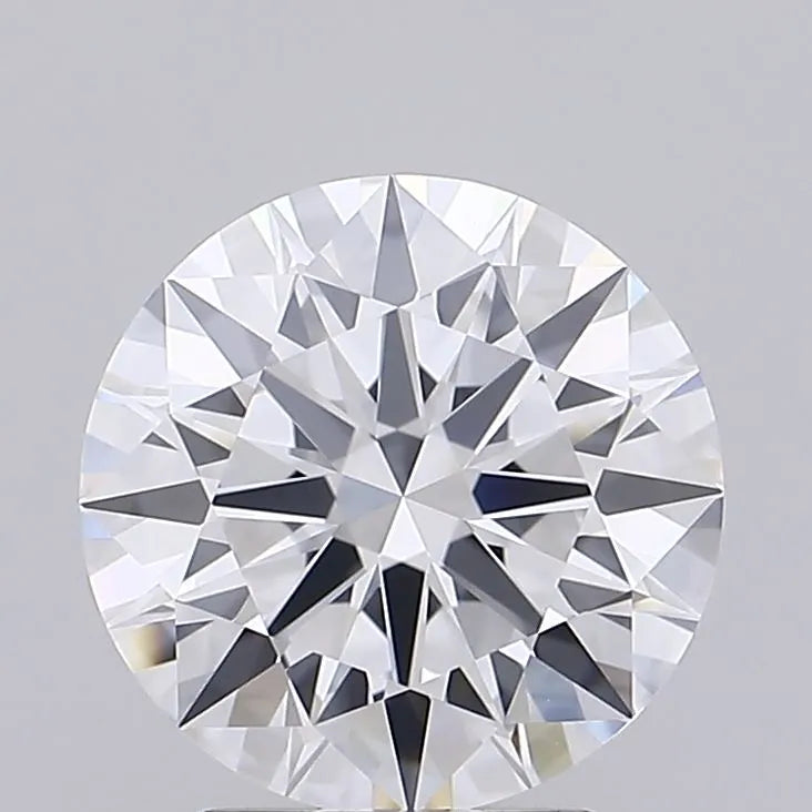 2.64ct Round Lab Grown Diamond (Colour E, Clarity IF, Cut ID, IGI Certified)