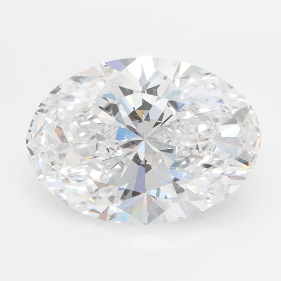 2.65ct Oval Lab Grown Diamond (Colour D, Clarity IF, IGI Certified)
