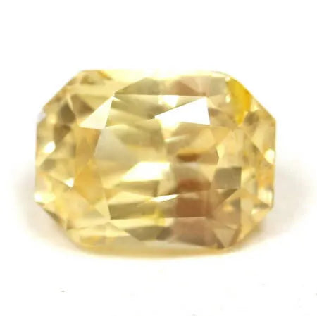 2.69ct Emerald Natural Sapphire (Colour Yellow, Clarity Slightly Included, Cut Faceted)