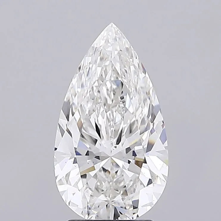 2.85ct Pear Lab Grown Diamond (Colour G, Clarity VS1, IGI Certified)