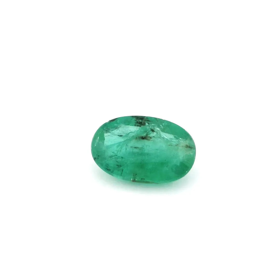 2.86ct Oval Natural Emerald (Colour Green, Clarity Slightly Included, Cut Faceted)