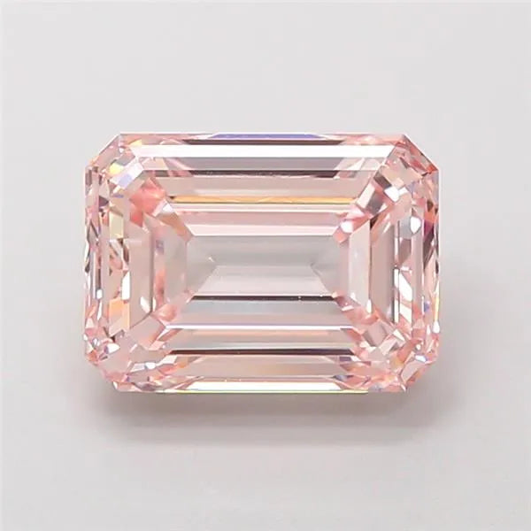 3.00ct Emerald Lab Grown Diamond (Colour Fancy Intense Pink, Clarity VVS1, IGI Certified)