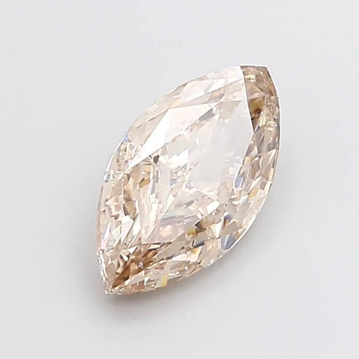 3.00ct Marquise Lab Grown Diamond (Colour Very Light Brown, Clarity VVS2, Cut VG, IGI Certified)