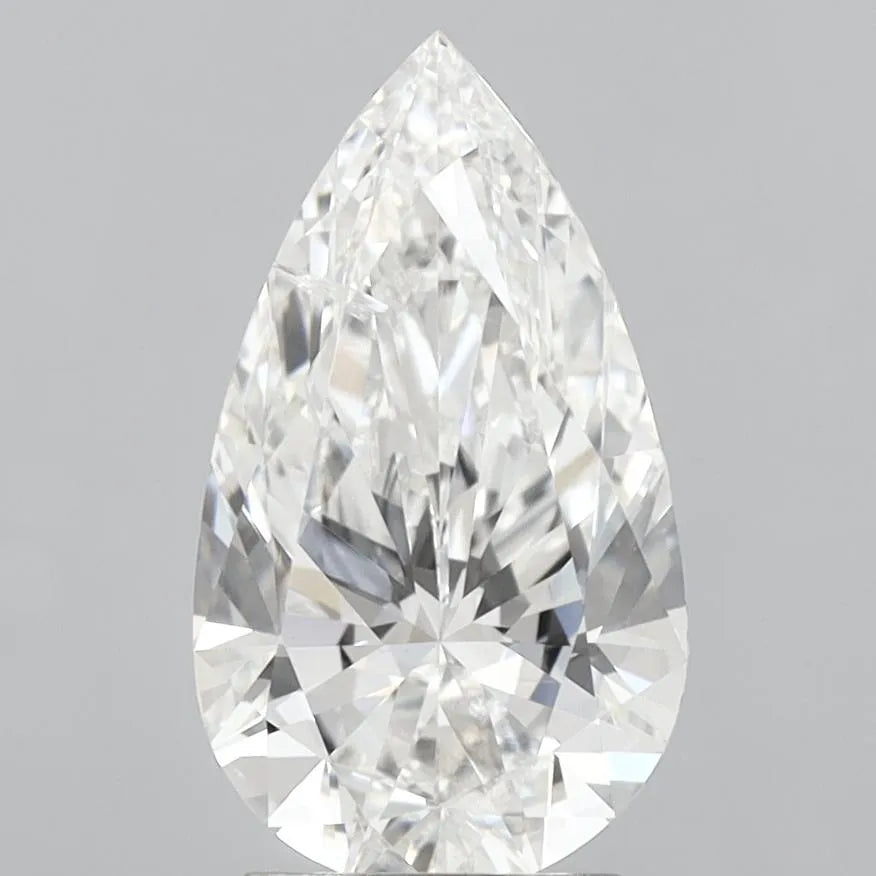 3.00ct Pear Lab Grown Diamond (Colour F, Clarity SI1, IGI Certified)