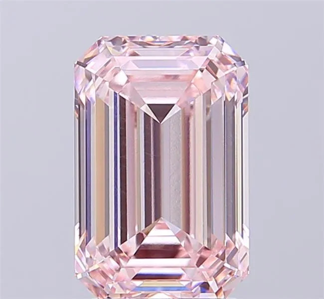 3.01ct Emerald Lab Grown Diamond (Colour Fancy Intense Pink, Clarity VVS1, IGI Certified)