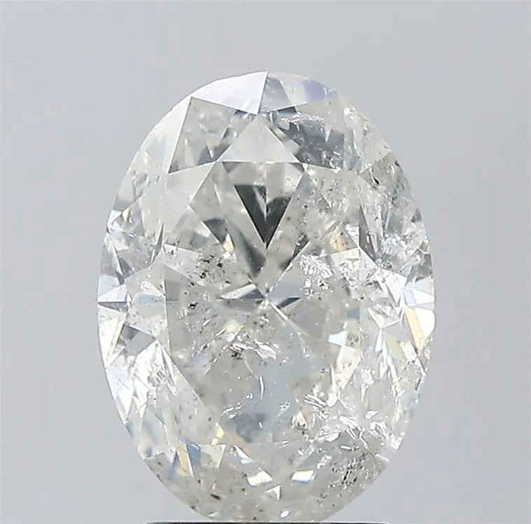 3.01ct Oval Natural Diamond (Colour I, Clarity I2, Cut VG, IGI Certified)
