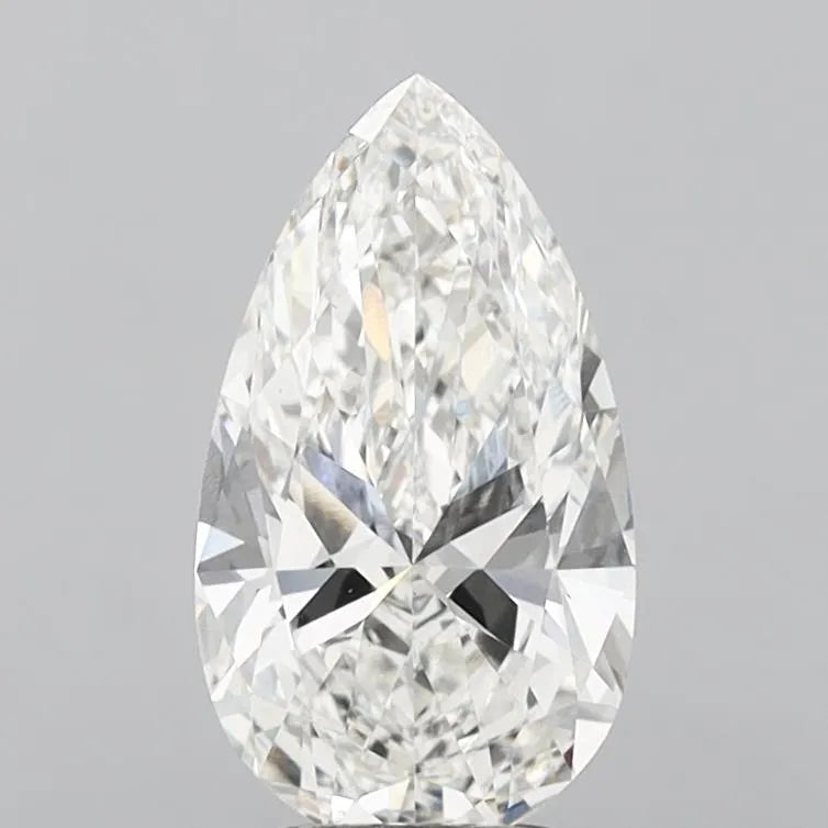 3.06ct Pear Lab Grown Diamond (Colour G, Clarity VS1, IGI Certified)