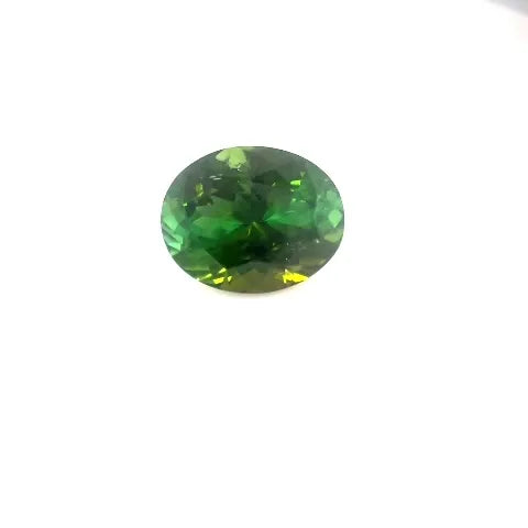 3.24ct Oval Natural Tourmaline (Colour Green, Clarity Slightly Included, Cut Faceted)