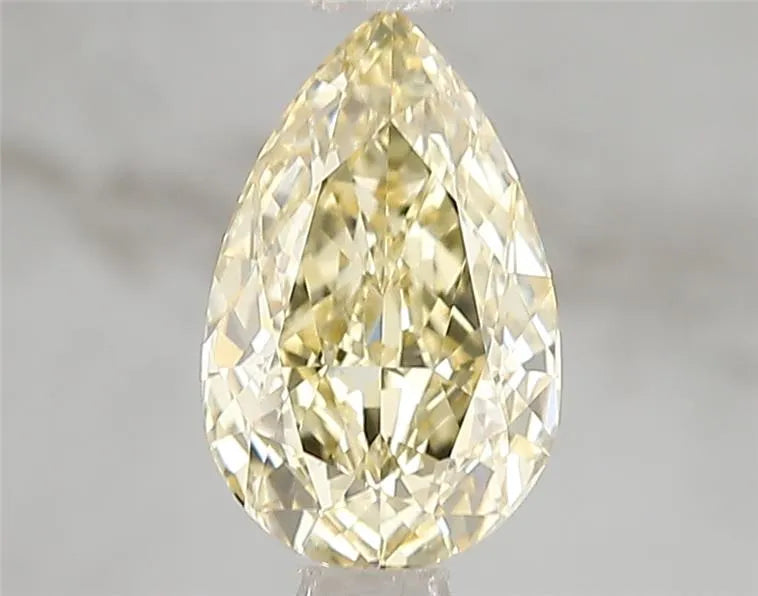 1.58ct Pear Lab Grown Diamond (Colour Fancy Yellow, Clarity VVS2, IGI Certified)