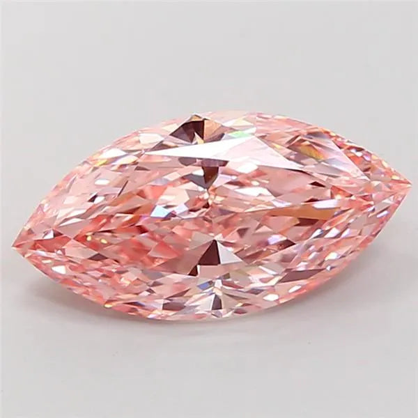 4.09ct Marquise Lab Grown Diamond (Colour Fancy Intense Pink, Clarity VS1, IGI Certified)