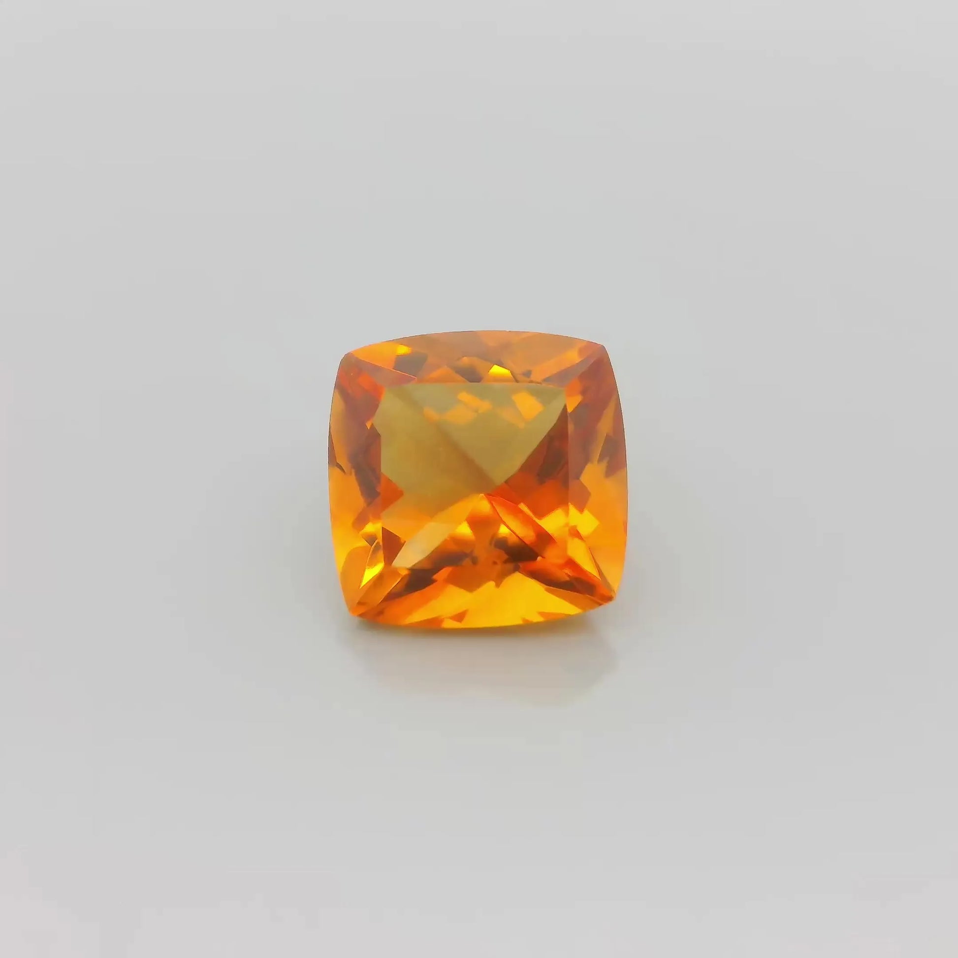 4.28ct Cushion Natural Citrine (Colour Yellow, Clarity Eye Clean, Cut Faceted)