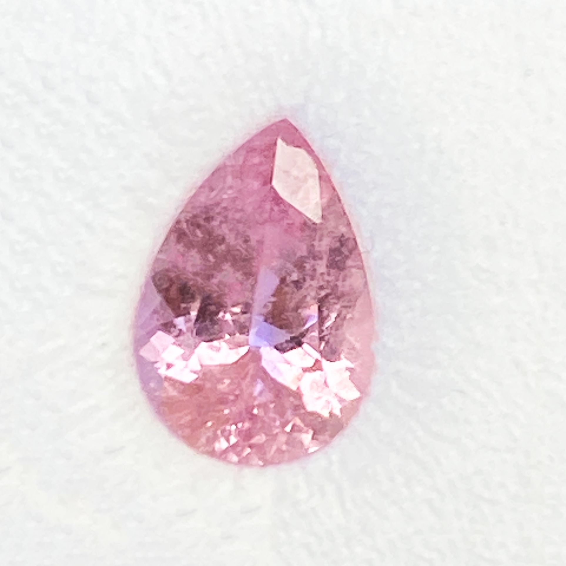 5.33ct Pear Natural Tourmaline (Colour Pink, Clarity Eye Clean, Cut Faceted)