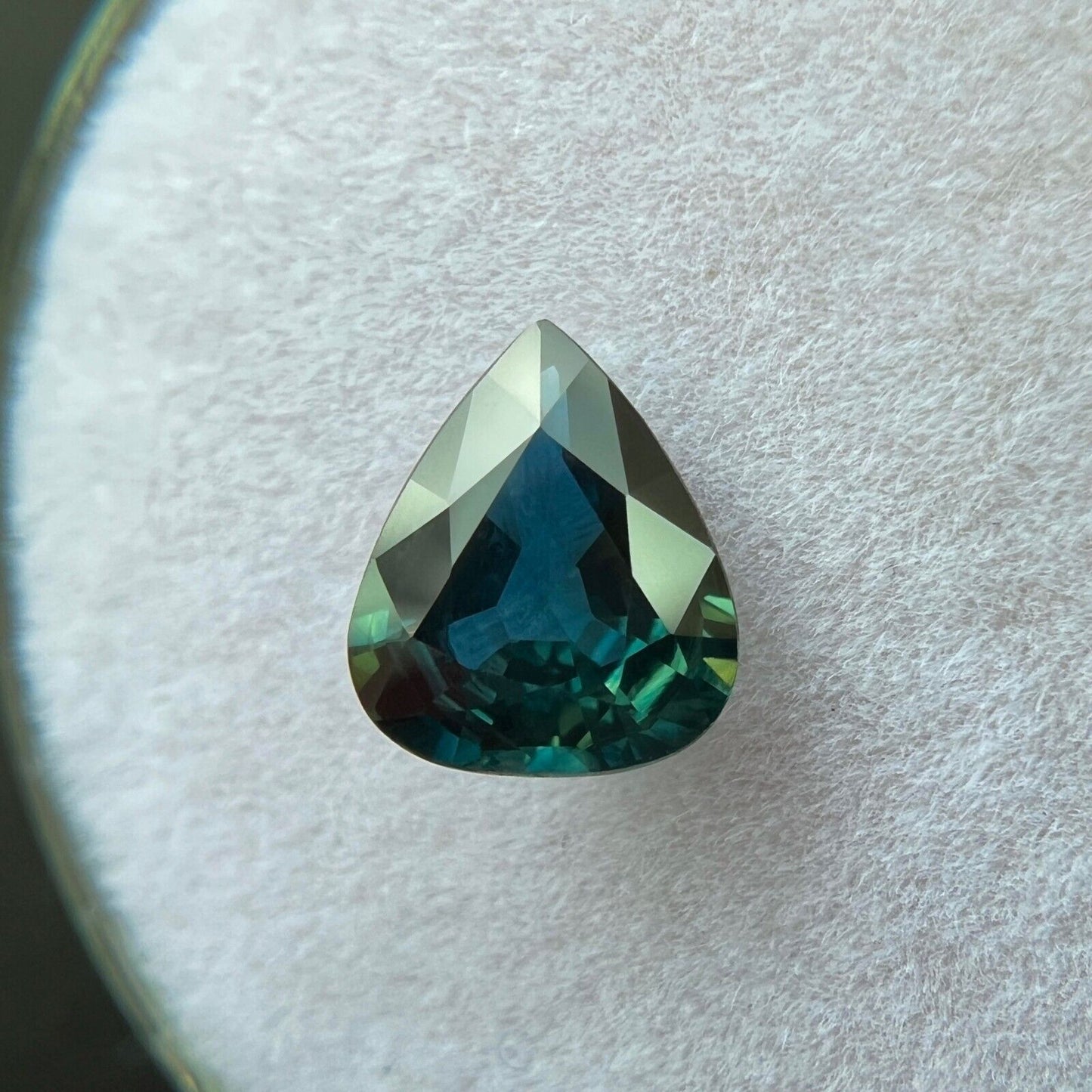 GIA CERTIFIED 1.15ct NATURAL Blue Sapphire UNTREATED Pear Teardrop Cut Gem