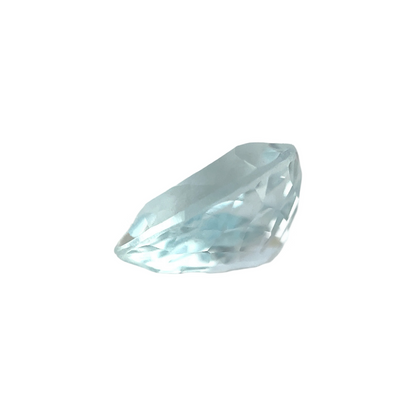 NATURAL 1.65ct Light Blue Aquamarine Pear Teardrop Cut 9x7mm Loose Gemstone