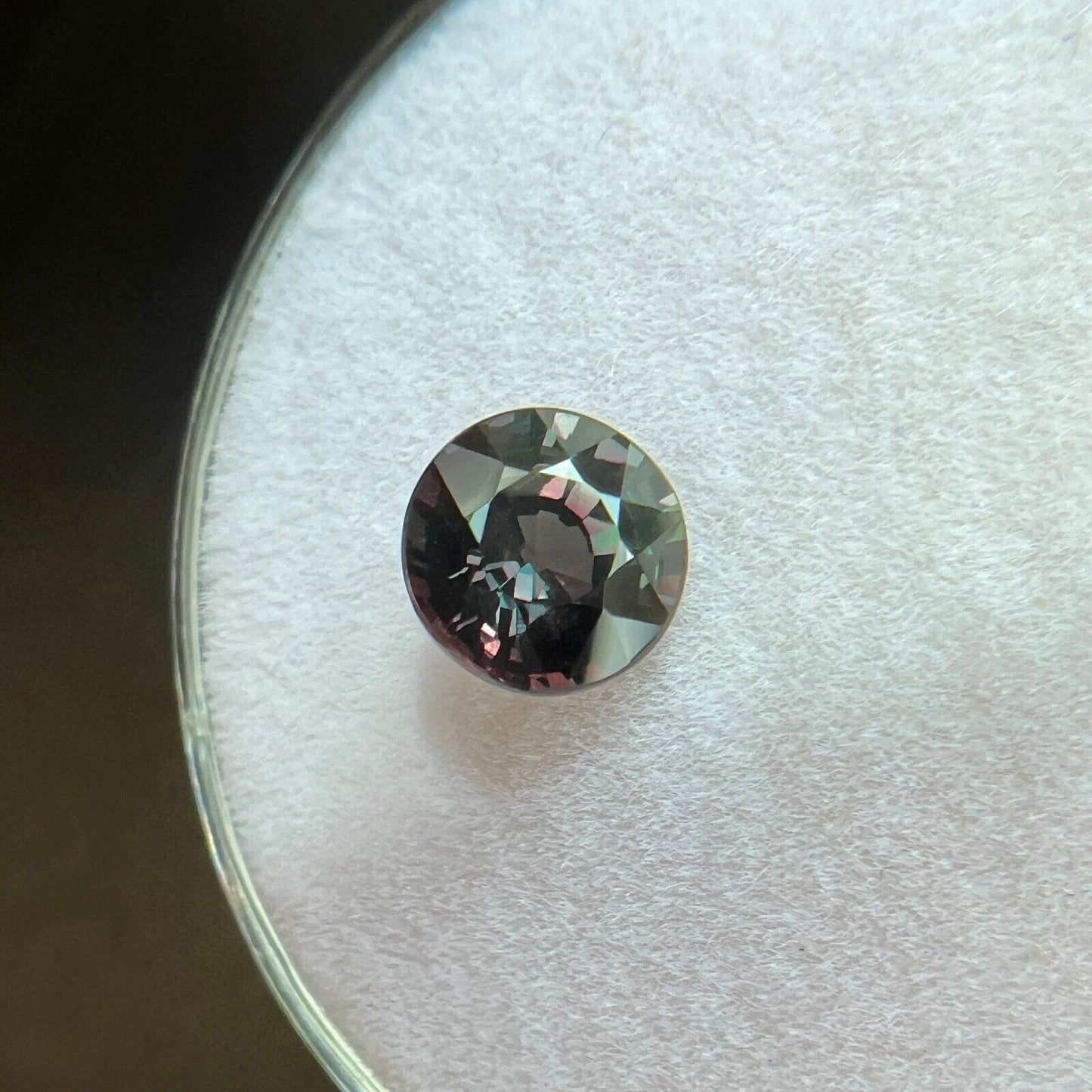 GIA CERTIFIED 1.00ct Red Purple Sapphire NATURAL UNTREATED Round Cut Rare Gem