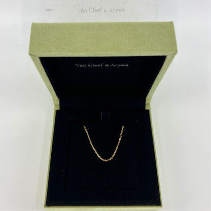 Vintage Van Cleef & Arpels 18k Yellow Gold Cable Necklace And Bracelet Chain