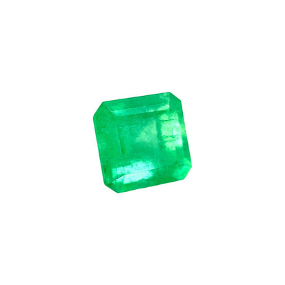 GIA CERTIFIED 1.29ct Colombian Emerald Vivid Green Octagonal Emerald Cut Gem