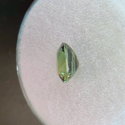 1.22ct NATURAL Sapphire Bluish Green GIA CERTIFIED Unheated Oval Cut Untreated