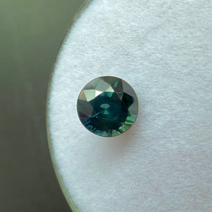 1.03ct GIA CERTIFIED Blue Sapphire UNTREATED Round Cut RARE Gemstone VVS