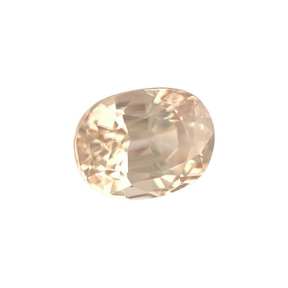 4.51ct NATURAL Champagne Zircon Oval Cut Loose Gemstone 9.5x7.2mm VVS