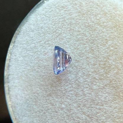 UNIQUE Fine Ceylon Blue Violet Sapphire 0.45ct Oval Cut Blue RARE 4.5x3.7mm VVS