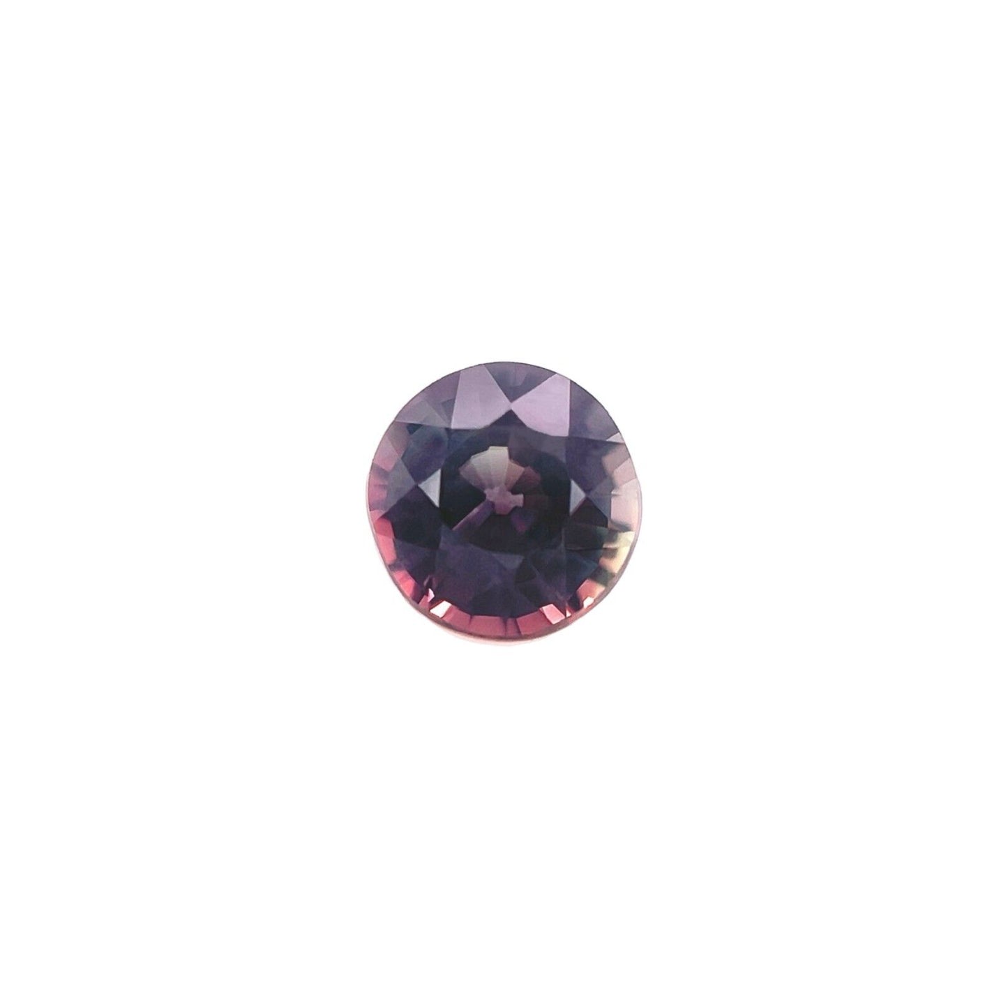 GIA CERTIFIED 1.00ct Red Purple Sapphire NATURAL UNTREATED Round Cut Rare Gem