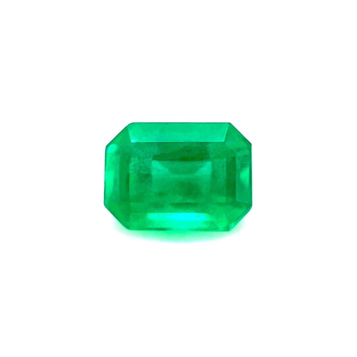 NATURAL 1.14ct Emerald DEEP Green Octagon Emerald Cut Loose Gemstone 7.1x5.2mm