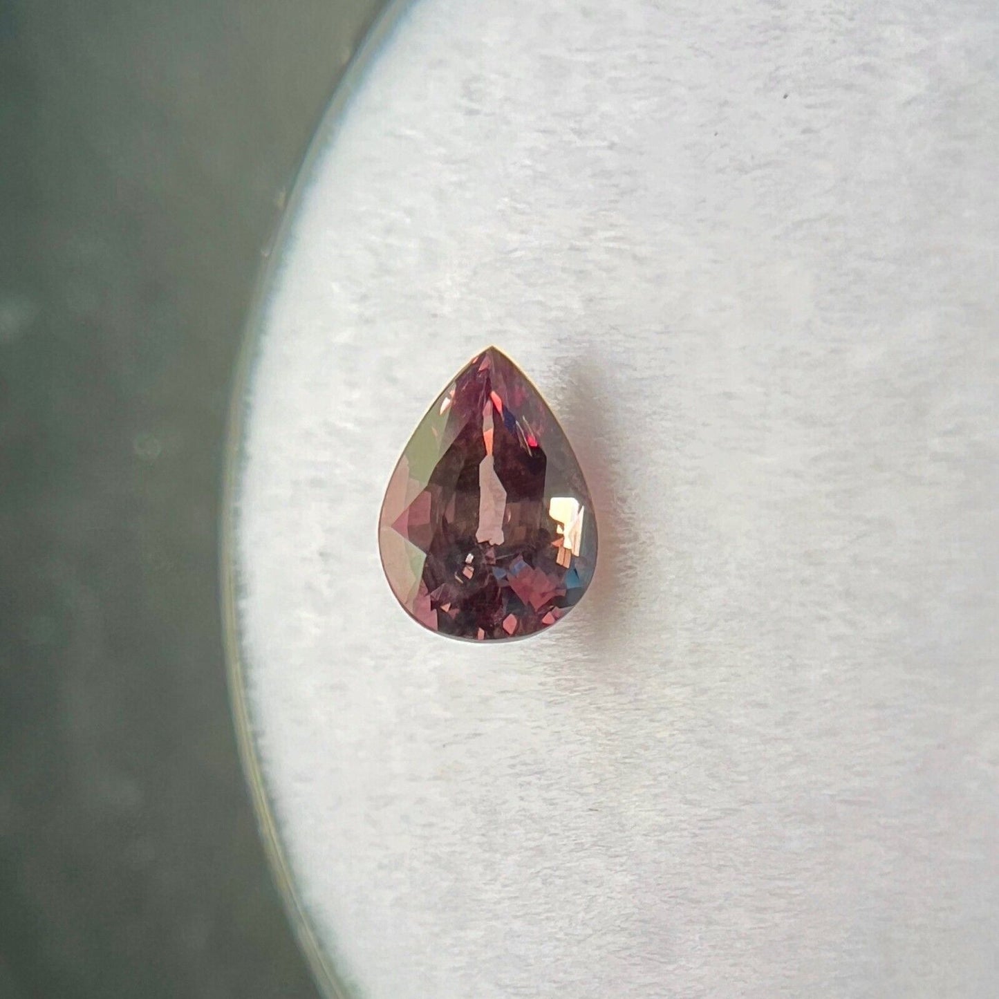 NATURAL Colour Change 0.54ct Garnet NATURAL Pear Cut RARE GIA CERTIFIED Gem