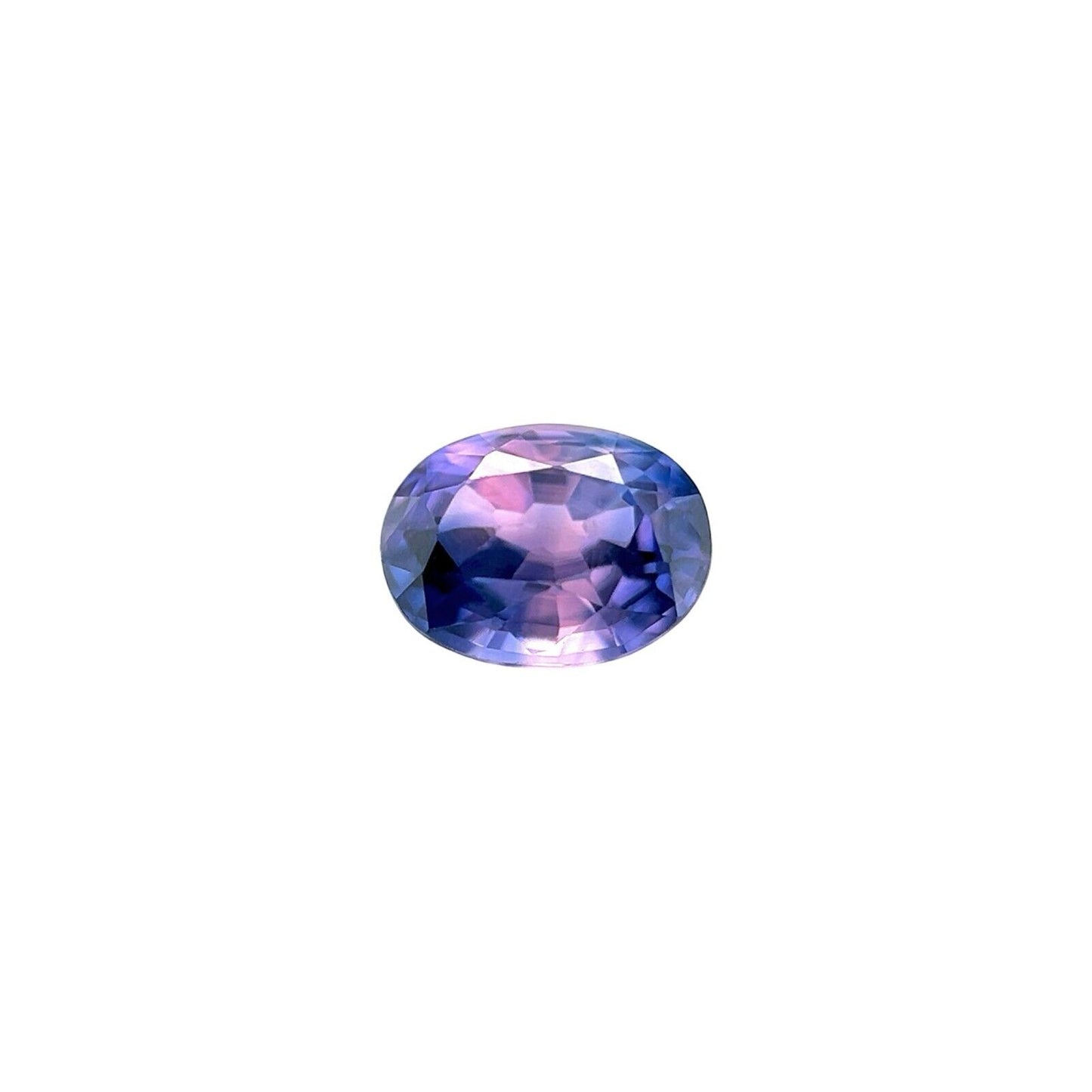 UNIQUE Purple Blue BI COLOUR Sapphire CEYLON 0.64ct Oval RARE Gem 5.7x4.3mm VS