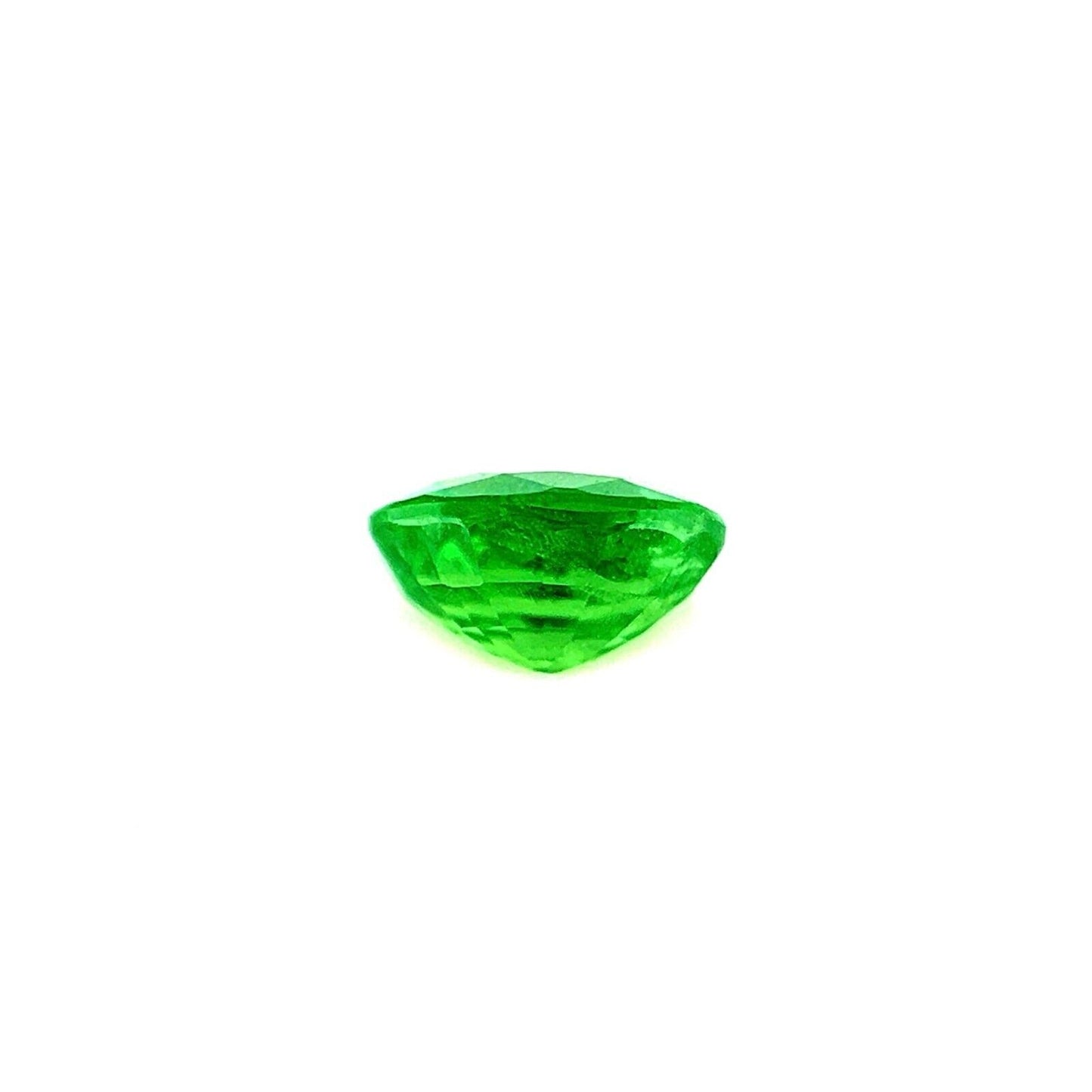 VIVID Green Tsavorite NATURAL Garnet 0.73ct Oval Cut Loose Gemstone 6x4.5mm