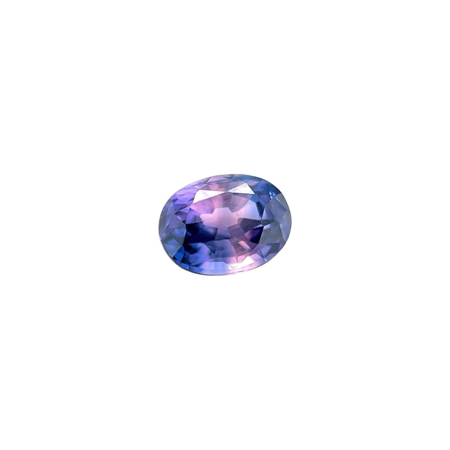 UNIQUE Purple Blue BI COLOUR Sapphire CEYLON 0.64ct Oval RARE Gem 5.7x4.3mm VS