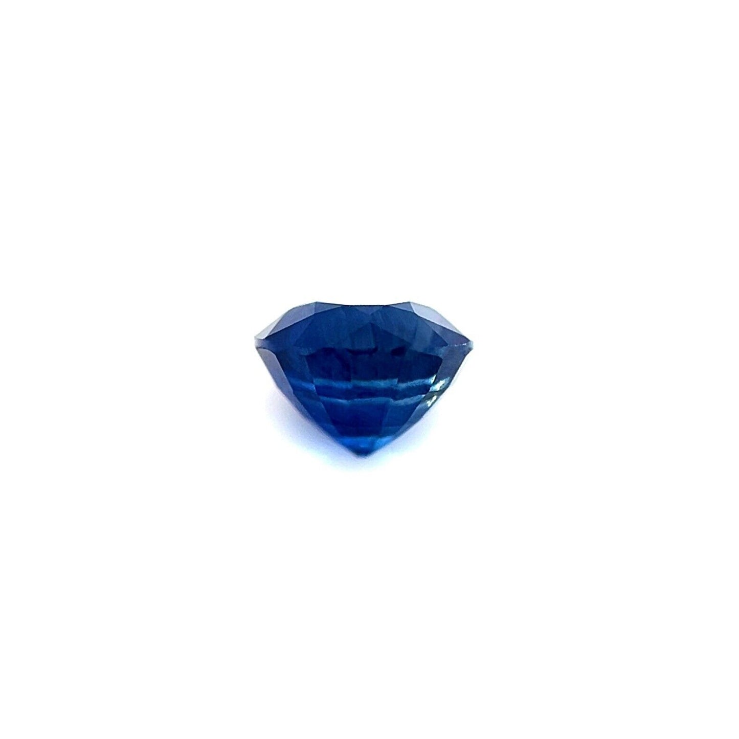 0.92ct NATURAL Ceylon Sapphire Deep ROYAL Blue Round Cut Loose RARE Gem 5.4mm