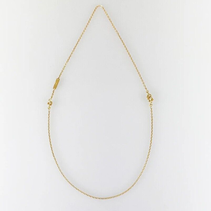 Vintage Van Cleef & Arpels 18k Yellow Gold Cable Necklace And Bracelet Chain