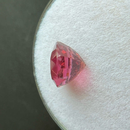 NATURAL Tourmaline 2.14ct Vivid Purple Pink Heart Cut Loose Gem 8.5x7.5mm