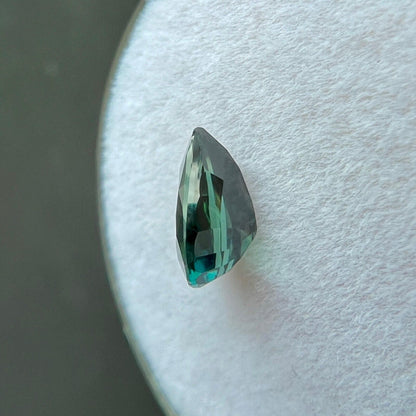 GIA CERTIFIED 1.06ct NATURAL Green Blue TEAL Sapphire UNTREATED Pear Teardrop