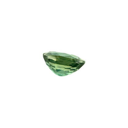 0.89ct Sapphire Vivid Blue Green NATURAL Oval Cut Loose Gemstone 6x5mm VS