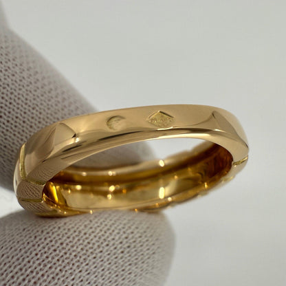 Rare Vintage Van Cleef & Arpels 18k Yellow Gold Fancy Band Ring US6 EU52